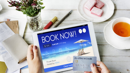 Booking Ticket Online Reservation Travel Flight Concept